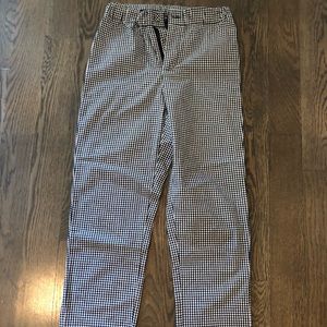 brand melville cropped checkered pants